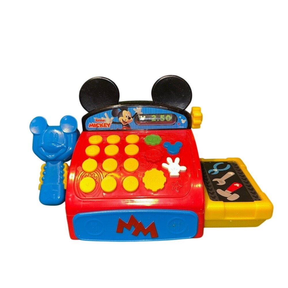 Disney Junior Mickey Mouse Clubhouse Cash‎ Register Just Play Red Yellow Toy